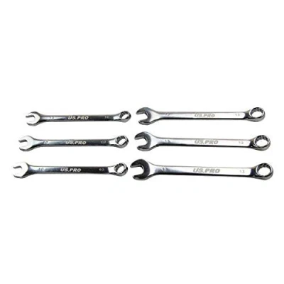 Image of US PRO Tools 3 x 10mm and 13mm Metric Combination Spanners Wrench 2052