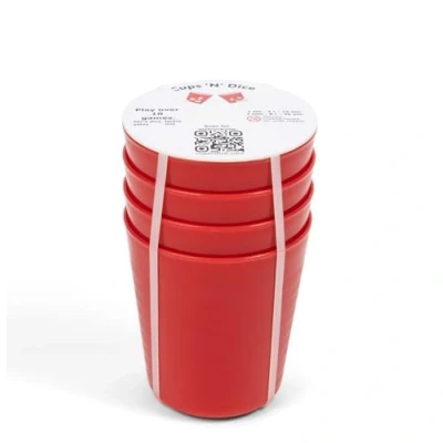 Image of Cups &#039;N&#039; Dice Liar&#039;s Dice, Farkle, Yatzy, Bunco, Shut The Box, and Much More All in One