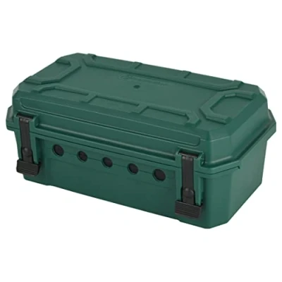 Image of Electraline 300183 Waterproof protection box for outdoor electrical connections with IP54 5 cable outlets (2 x Ø9.5 12.4 mm. 3 Ø7.5 10.5 mm), Dimension 320x180x126 mm