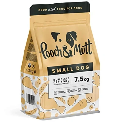 Image of Pooch &amp; Mutt Complete Small Dog Dry Food (Grain Free), Chicken Superfood Blend, 7.5kg