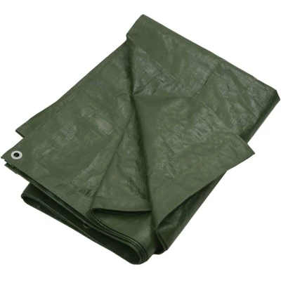 Image of vidaXL Tarpaulin 180 g/m² 6x8 m Green HDPE