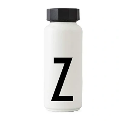 Image of Design Letters Personal Thermo/Insulated Bottle (White) Z BPA Free Double Walled Vacuum, Stainless Steel, Nordic Design, Keeps Cold for up to 24 Hrs/Hot 12 Hrs, 500 ml, Leak Proof, 280 g.