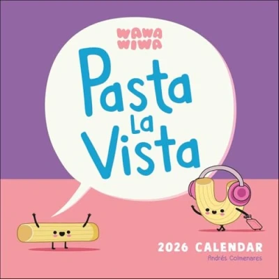 Image of WAWAWIWA, Pasta La Vista Desk Calendar 2026