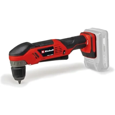 Image of Einhell Power X Change Cordless Right Angle Drill 18V, 45Nm, 10mm Quick Release Chuck, LED Light, Rotatable Battery Holder for Working in Tight Spaces TE AD 18 Li Solo (Battery Not Included)