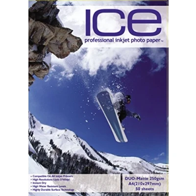 Image of 50 Sheets ICE A4 250gsm Double Sided Matt/Matte Photo Paper