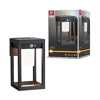 Image of Paulmann Marisol solar outdoor wall light sensor