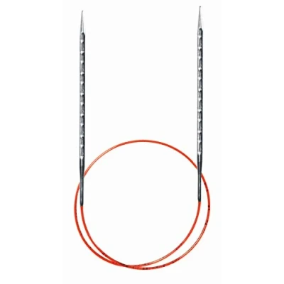 Image of Addi AddiNovel Square Circular Needle 100cm x 2.25mm, Metal, 2.25mm (UK 13 / US 1)