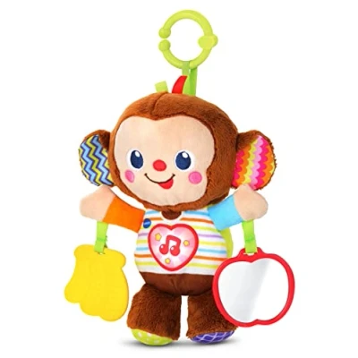 Image of VTech Interactive Baby Monkey Plush, Multicoloured (3480 513422)