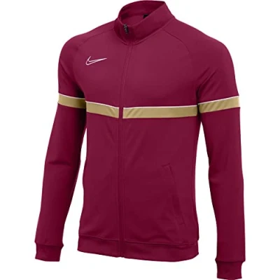 Image of NIKE Unisex Kids Academy 21 Zip Hood, Team Red/White/Jersey Gold/White, M UK
