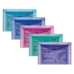 Image of Snopake Polyfile Electra A5 Assorted (5 Pack)