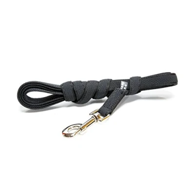 Image of Color &amp; Gray Super Grip Leash without Handle, 20 mm x 3 m, Black