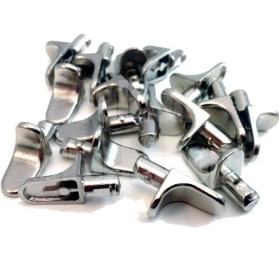 Image of Falcon Workshop Supplies 12 PACK OF METAL 5mm (M5) SHELF SUPPORT STUD PEGS, KITCHEN CABINETS STEEL PEG PLUG IN