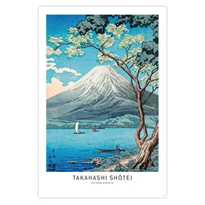 Image of Close Up Takahashi Shotei Poster Lake Yamanaka and Mount Fuji (0cm x 0cm)