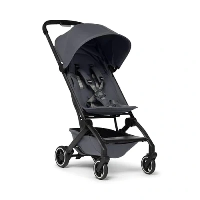 Image of Joolz AER+ Lightweight &amp; Compact Travel Stroller Portable One Hand Fold Design Ergonomic Seat for Infant Toddler (up to 22 Kg) XXL Sun Hood Airplane Pouch (Stone Grey)