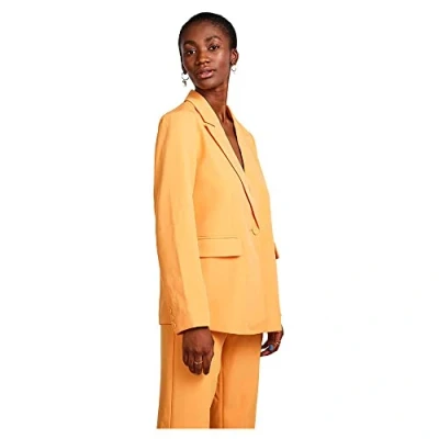 Image of YAS Women&#039;s Yasbluris Ls Blazer Noos, Mock orange, 18