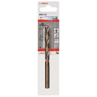 Image of Bosch Accessories HSS Co Metal drill Bit (stainless steel, 8 x 75 117 mm, accessory driver)