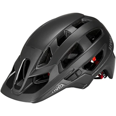 Image of uvex Finale 2.0 Secure Mountain Bike Helmet for Men &amp; Women Individual Fit Upgradeable with an LED Light Black Matt 52 57 cm
