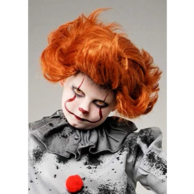 Image of Struts Boys Halloween It Clown Style Ginger Wig