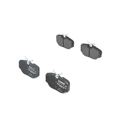 Image of 90R010266002 Brake pad set BOSCH 0 986 424 564 Low Metallic with anti squeak plate LAND ROVER: Discovery 2, Range Rover 2