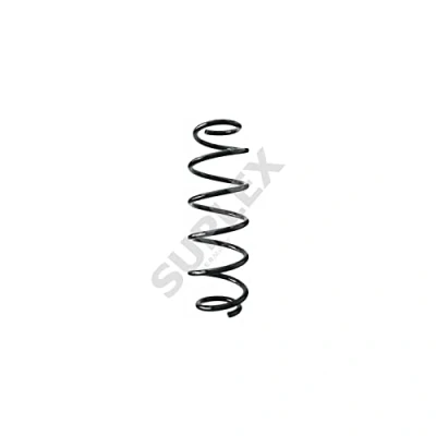 Image of 1693243504, A1693243504 Coil spring SUPLEX 19329 Rear Axle with constant wire diameter yellow (2x) MERCEDES BENZ: B Class
