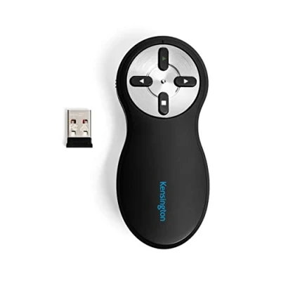 Image of Kensington Non Laser Wireless USB Presentation Clicker, Compatible with Windows &amp; macOS 20m Range (K33373EU)