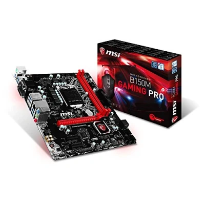 Image of MSI Intel B150M GAMING PRO Micro ATX DDR4 Motherboard (Chipset LGA1151 Socket, 6th Gen Core I)