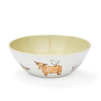 Image of Cooksmart British Designed Serving Bowl Salad Perfect for The Dinner Table Bowls Great Pasta, Salad, Snacks, Deserts Buttercup Farm