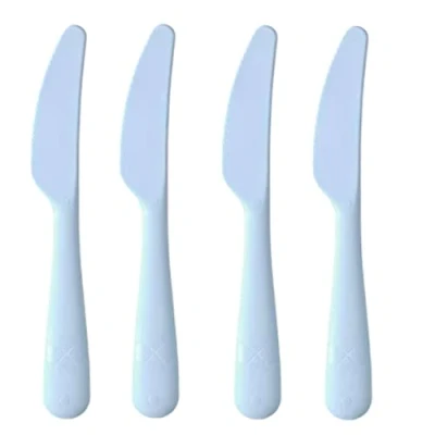 Image of Children Kids Baby Toddler Blue Cutlery Knife Set IKEA Kalas Replacements Colour Choice 4pcs BPA Free