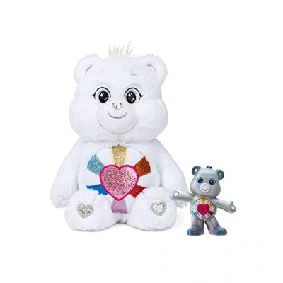 Image of Care Bears Collector Edition 35cm Medium Plush Collectable Cute Toy, Cuddly Toys for Children, Soft Girls Boys, Teddies Suitable and Boys Ages 4+ Basic Fun 22254