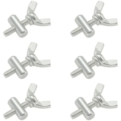 Image of DDHOMIN 6 PCS Awning Accessory Kit,304 Stainless Steel Rail Stoppers for RVs,Camping Tents,and Equipment