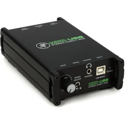 Image of MACKIE MDB USB Stereo Direct Box Black