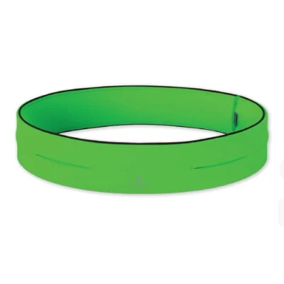 Image of FlipBelt Classic Running Belt for Phone and Small Accessories, Exercise Waist Pouch Women Men, XS, Neon Green