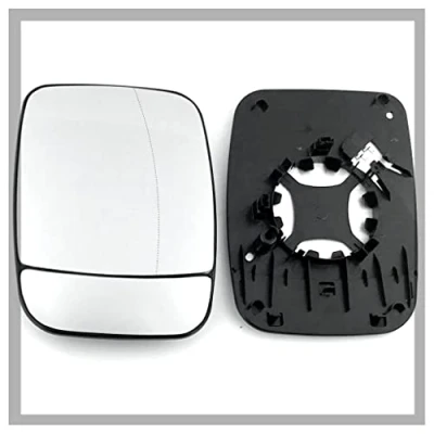Image of Fits Vauxhall Vivaro 2015 to 2019 Heated Base Wide Angle Wing Mirror RIGHT HAND ( UK Driver Side )