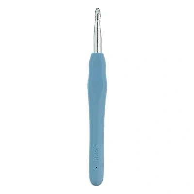 Image of The Quilted Bear Crochet Hooks Ergonomic Soft Grip Silicone Rubber Handle for Knitting &amp; Great Beginners with Full Range of Hook Sizes Available! (7mm Hook)