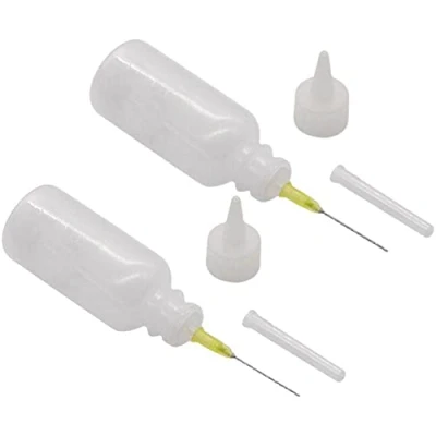 Image of 2pcs 100ml Needle Tip Soldering Cleaning Clear Liquid Flux Alcohol Oil Dispenser Plastic Hand Bottle Cleaner Diy Repair Tools