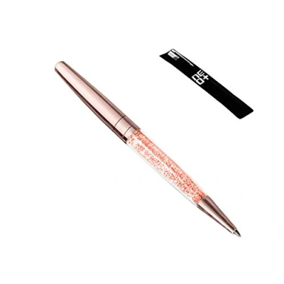 Image of UK Seller ! Crystal Ballpoint Pen Made with 140 Sparkling Elements. Pouch and Refill Included. (Rose Gold)