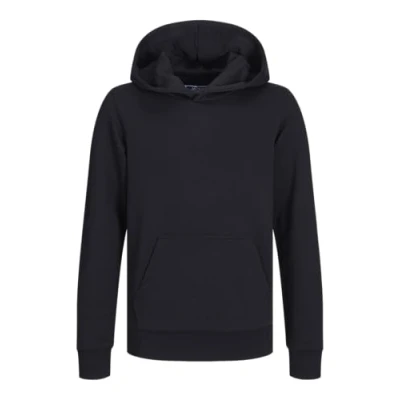 Image of JACK&amp;JONES JUNIOR Boy&#039;s Jjebradley Noos Jnr Sweat Hood Sweatshirt, Black, 176