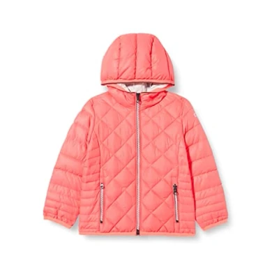 Image of CMP Children&#039;s Jacket with Fixed Hood, Red Fluo, 140