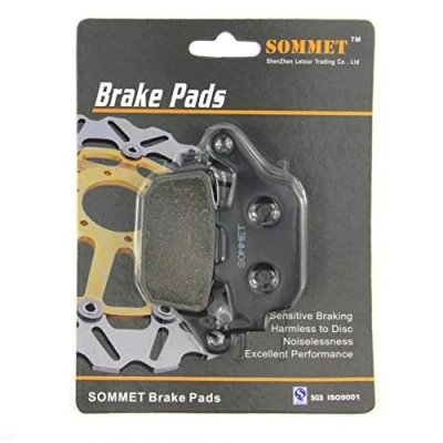 Image of SOMMET Motorcycle Rear Brake Pads Disc 1 pair for Honda CBR 650 F/FA (ABS/Non ABS) (2014 2018)