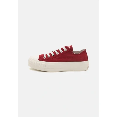 Image of Converse Chuck Taylor ALL STAR LIFT Trainers, Women&#039;s, Size: 7, Park red/vintage white/egret Textile
