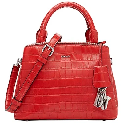 Image of DKNY Women&#039;s Paige Sm Satchel, Bright Red, One Size