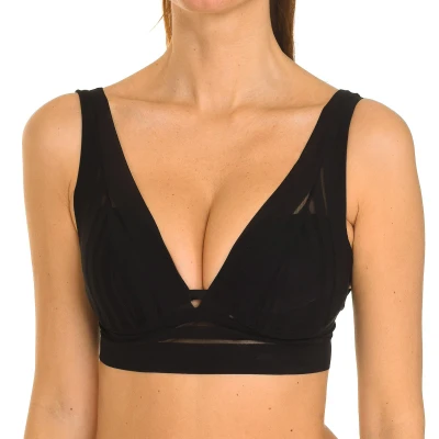 Image of Wonderbra Womens Removable Bralette Bra with cups and underwires W09PU woman Black Size 34C