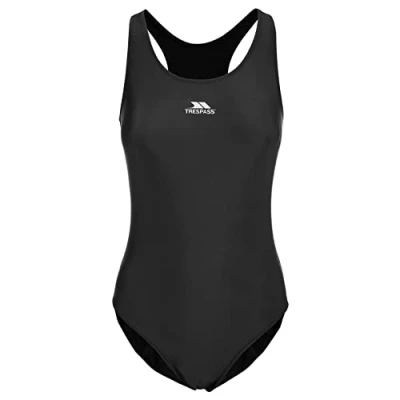 Image of Trespass Adlington Women&#039;s Outdoor Scooped Neck Swimsuit available in Black 2X Small