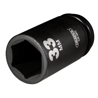 Image of Draper HI TORQ� 6 Point Deep Impact Socket, 3/4&quot; Sq. Dr., 33mm