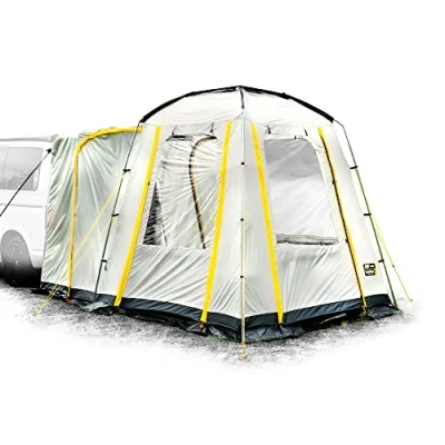 Image of Maypole Broadway Poled Tailgate Awning Suitable for and Barn Door Campervans, Grey