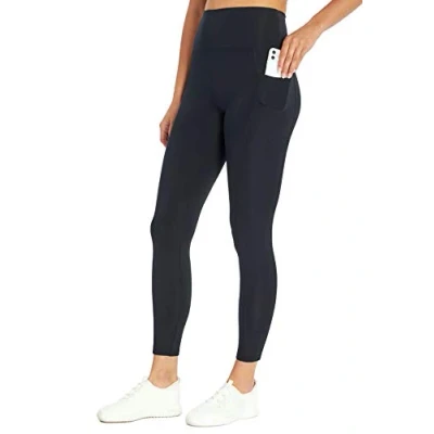Image of Bally Total Fitness Women&#039;s High Rise Pocket Ankle Legging, Black, Large