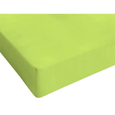 Image of Sogni e Capricci Max Color Fitted Sheet with 25cm Corner, Acid Green, french size small double