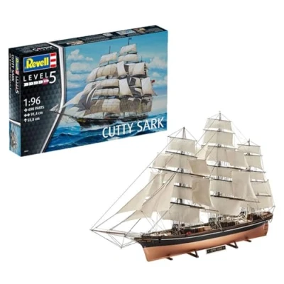 Image of Revell 05422 Cutty Sark 1:96 Scale Unbuilt/Unpainted Plastic Model Kit
