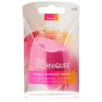 Image of Real Techniques Chroma Miracle Complexion Makeup Blending Sponge, For Liquid and Cream Foundations, Dewy or Matte Finish, 1 Count