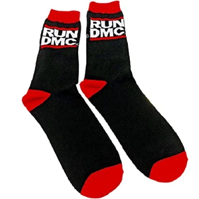 Image of SOCKSHOP Music Collection 1 Pair Run DMC Cotton Socks Logo One Size